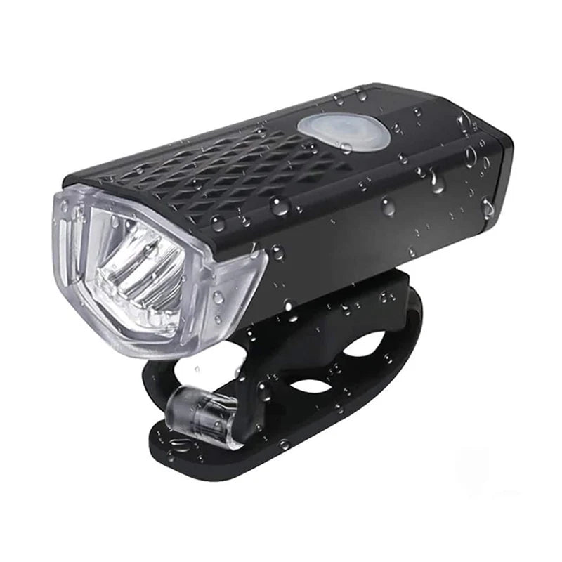 Bicycle Headlight Taillight USB Rechargeable, Front Rear Lamp Set Cycling Flashlight Bicycle Accessories