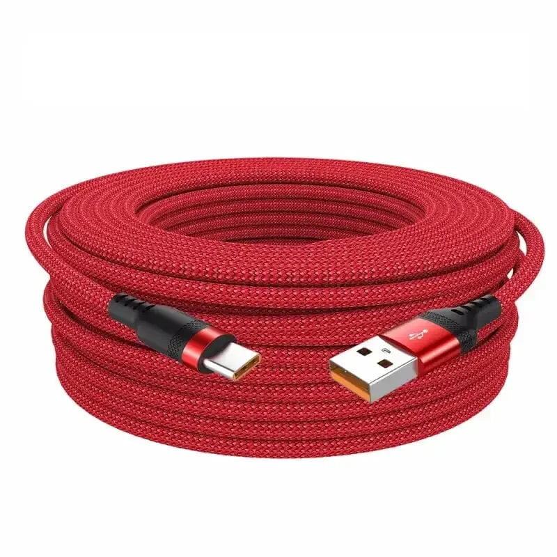 Extended 3 5 8 Meter Type-C USB Android/iphone 5A Super- Charging Cable