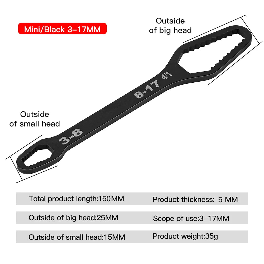 8-22mm Universal Torx Wrench Board Double-head Torx Spanner Hand Tools