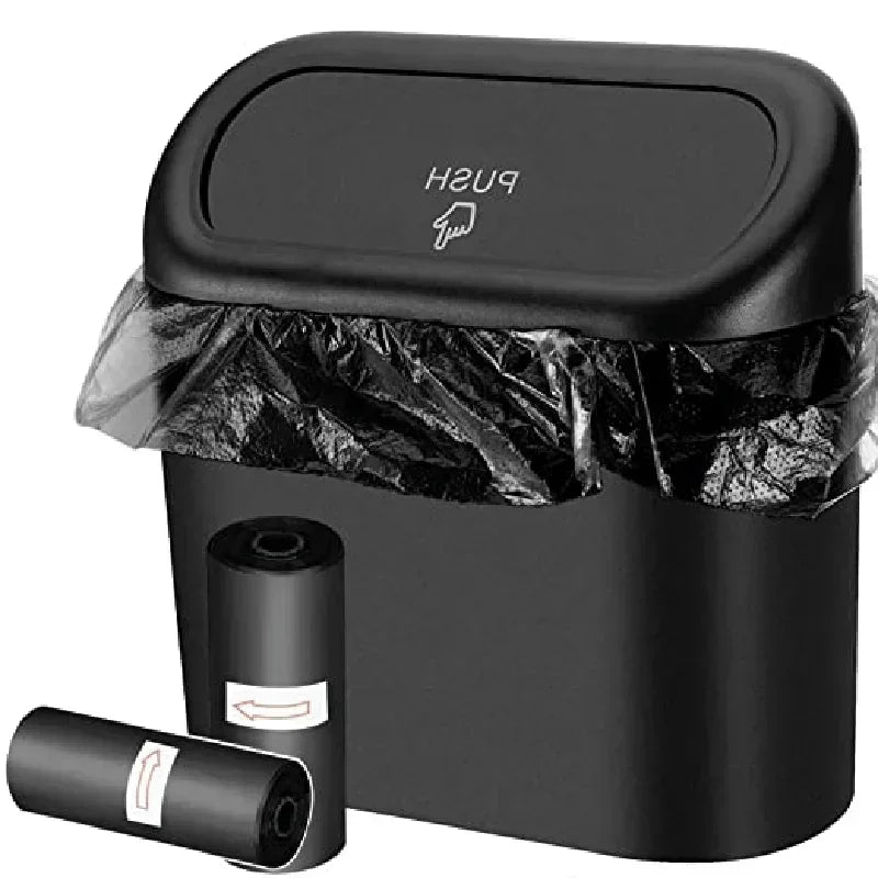 1PC Leak-Proof Small Trash Can with 60/300 Disposable Bags