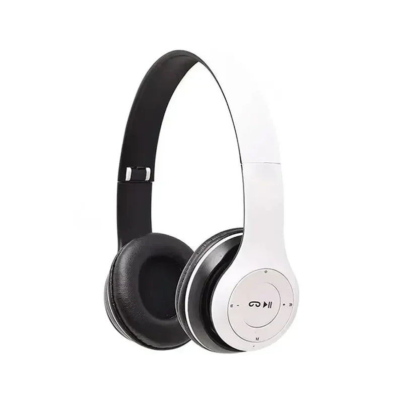 Foldable Wireless Bluetooth Headphone With Microphone Headset