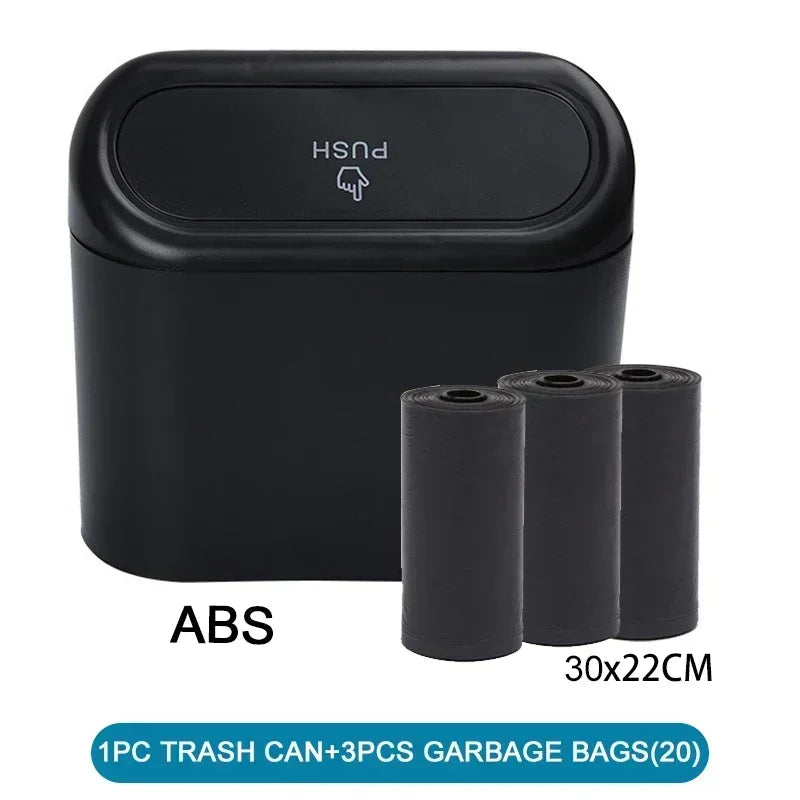 1PC Leak-Proof Small Trash Can with 60/300 Disposable Bags
