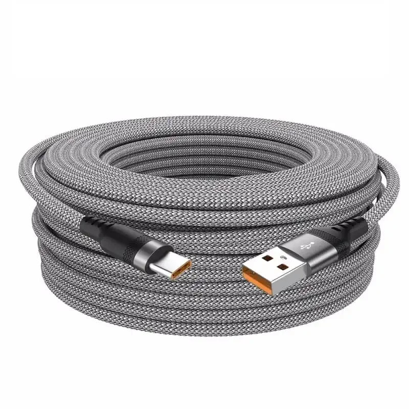 Extended 3 5 8 Meter Type-C USB Android/iphone 5A Super- Charging Cable