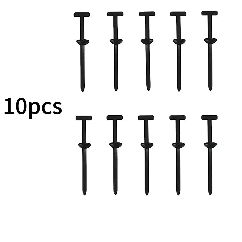 Cable tie buckle fixed through the core nail cable tie buckle mudguard fender buckle