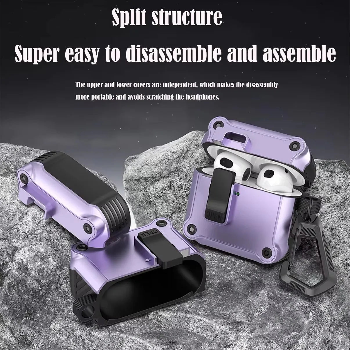 LockPod Secure AirPods Case (Gen 2 & 3)