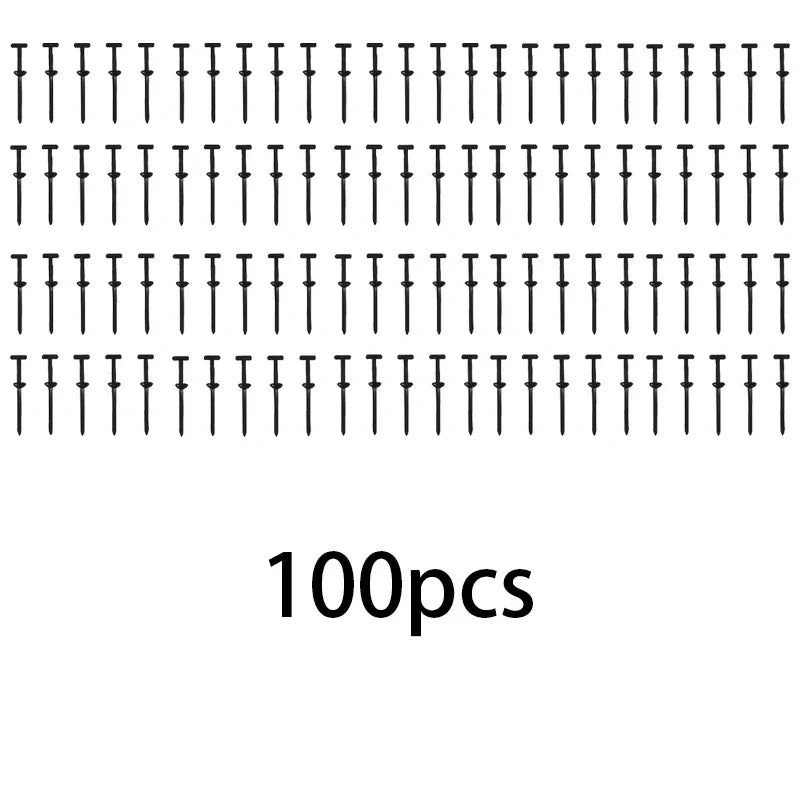 Cable tie buckle fixed through the core nail cable tie buckle mudguard fender buckle