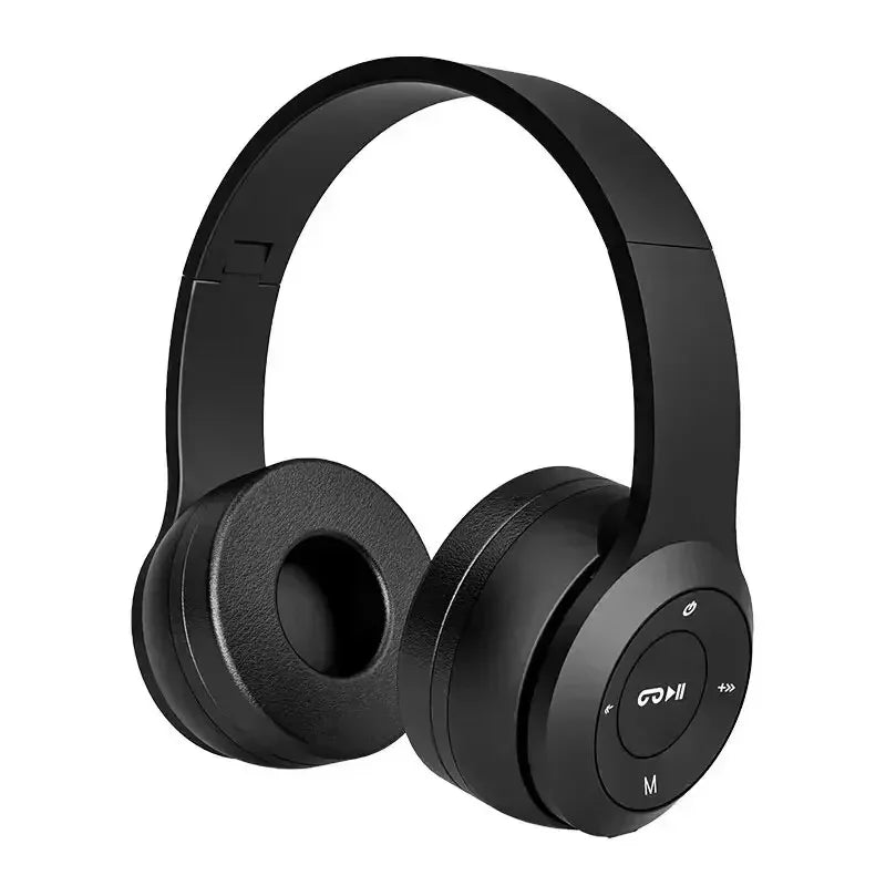 Foldable Wireless Bluetooth Headphone With Microphone Headset